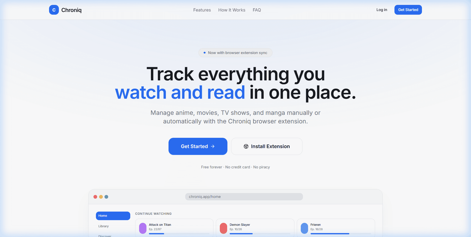 CHRONIQX live interface preview